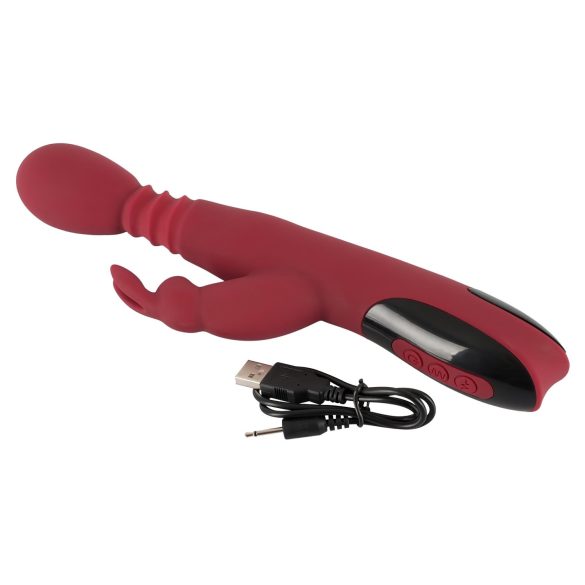 You2Toys - Vibratore punto G rotante e riscaldante - rosso
