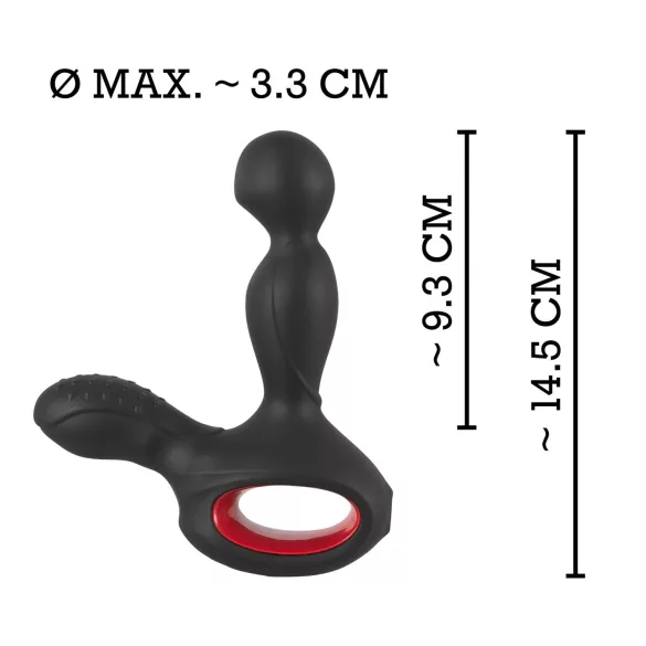 You2Toys - Vibratore prostatico rotante riscaldante - nero