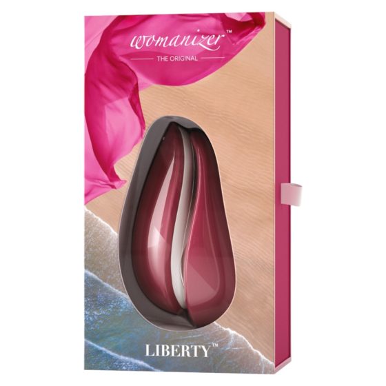 Womanizer Liberty - Stimolatore Clitorideo a Onde D'aria Ricaricabile (Rosso)
