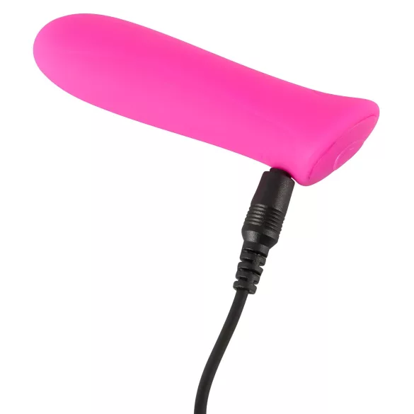 SMILE - mini vibratore bullet ricaricabile potente - silicone rosa