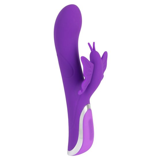 Vibratore per clitoride rotante TURBO con testa girevole - ricaricabile (lilla)