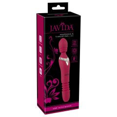 Javida Thrusting - Vibratore massaggiante 3in1 (rosso)