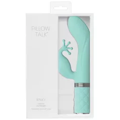   Pillow Talk Kinky - vibratore Punto G doppio motore ricaricabile (turchese)
