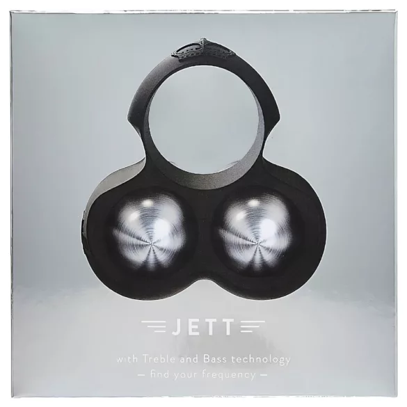 HOT Octopuss JETT - vibratore glande con 2 motori - nero