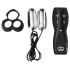 HOT Octopuss JETT - vibratore glande con 2 motori - nero