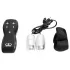 HOT Octopuss JETT - vibratore glande con 2 motori - nero