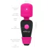 PalmPower - mini vibratore massaggiante wand - rosa/nero