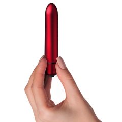   Scarlet Velvet - mini vibratore a rossetto (10 battiti) - rosso