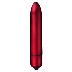  Vibratore Classico Rouge Allure con Rifiniture Metalliche e 10 Modalità di Vibrazione - Rosso