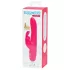 Happyrabbit Curve Slim - vibratore rabbit impermeabile con braccio clitoride (rosa)