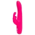 Happyrabbit Curve Slim - vibratore rabbit impermeabile con braccio clitoride (rosa)