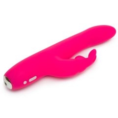   Happyrabbit Curve Slim - vibratore impermeabile e ricaricabile con bacchetta (rosa)