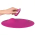 VibePad - cuscino vibrante a 2 motori con telecomando - viola