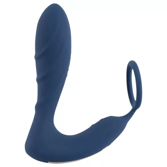 You2Toys - Plug prostatico vibrante con anello per pene - silicone blu
