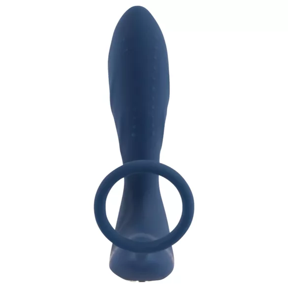 You2Toys - Plug prostatico vibrante con anello per pene - silicone blu