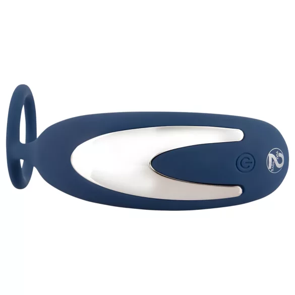 You2Toys - Plug prostatico vibrante con anello per pene - silicone blu