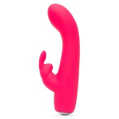   Happyrabbit Mini Rabbit - vibratore impermeabile e ricaricabile con leva per il solletico (rosa)