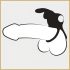 Happyrabbit Cock - Anello imperm. per Pene e Testicoli Ricaricabile (Nero)