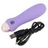Cuties Mini Purple - vibratore a bastoncino in silicone ricaricabile (viola)