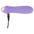 Cuties Mini Purple - vibratore a bastoncino in silicone ricaricabile (viola)