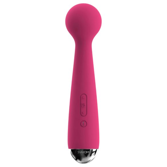 Svakom Emma Mini Wand - Vibratore Massaggiante Ricaricabile (Rosso)