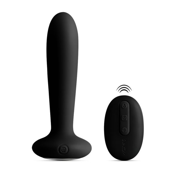 Svakom Primo - Vibratore anale ricaricabile, impermeabile e riscaldante (nero)