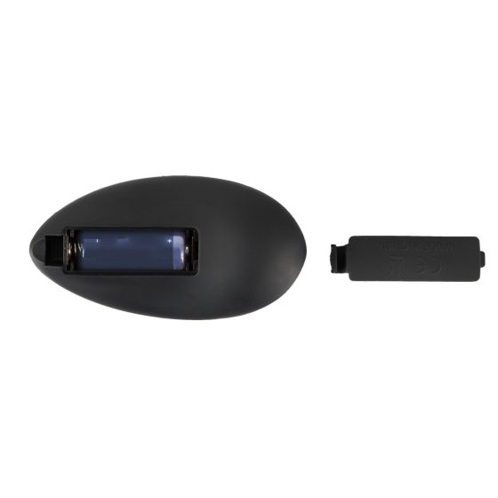 Velluto Nero - Vibratore anale wireless e ricaricabile con pulsazioni (nero)