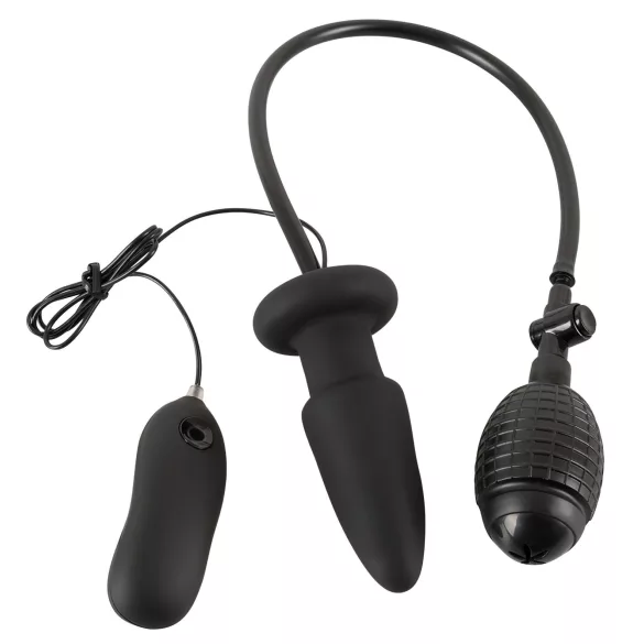 You2Toys - plug anale gonfiabile vibrante - nero