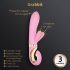 G-Vibe GRabbit - Vibratore triplo motore G-spot (rosa)