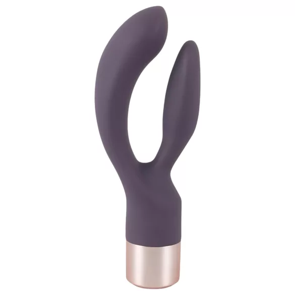 You2Toys Elegant Double - vibratore rabbit ricaricabile - silicone viola