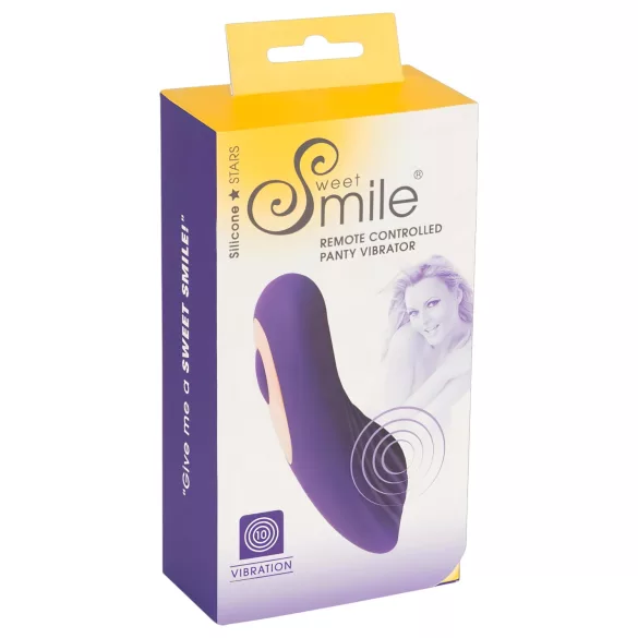 SMILE - vibratore clitorideo ricaricabile wireless - silicone viola