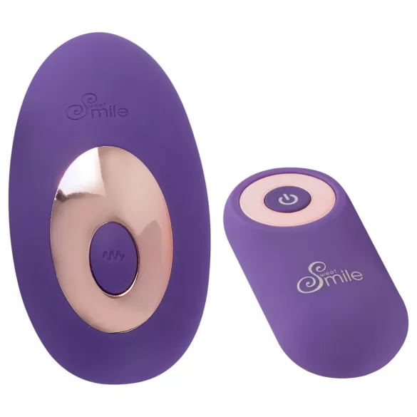 SMILE - vibratore clitorideo ricaricabile wireless - silicone viola
