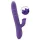 Smile Pearl - vibratore rotante con perle - silicone viola