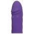 Smile Pearl - vibratore rotante con perle - silicone viola