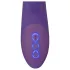 Smile Pearl - vibratore rotante con perle - silicone viola