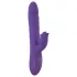 Smile Pearl - vibratore rotante con perle - silicone viola
