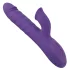 Smile Pearl - vibratore rotante con perle - silicone viola