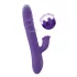 Smile Pearl - vibratore rotante con perle - silicone viola