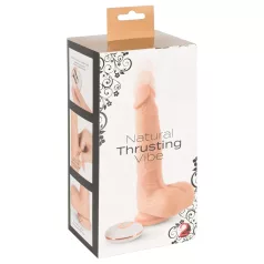   You2Toys - vibratore realistico - funzione spinta - color carne