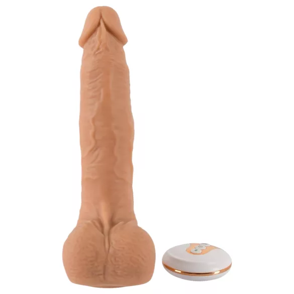 You2Toys - vibratore realistico - funzione spinta - color carne
