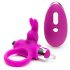 Happyrabbit - Anello Fallico Ricaricabile e Radio (viola-argento)