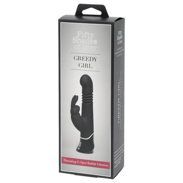 Cinquanta sfumature di grigio Greedy Girl - vibratore spingente (nero)