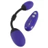 GoGasm Pussy & Ass - ovetto vibrante doppio - silicone viola nero