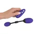GoGasm Pussy & Ass - ovetto vibrante doppio - silicone viola nero