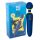 ROMP Flip Wand - Massaggiatore vibrante waterproof, ricaricabile (blu)