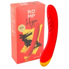   ROMP Hype - vibratore punto G impermeabile - silicone arancione