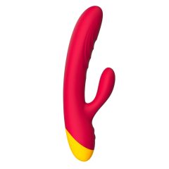   ROMP Jazz - Vibratore per punto G ricaricabile con braccio clitoride impermeabile (rosa)