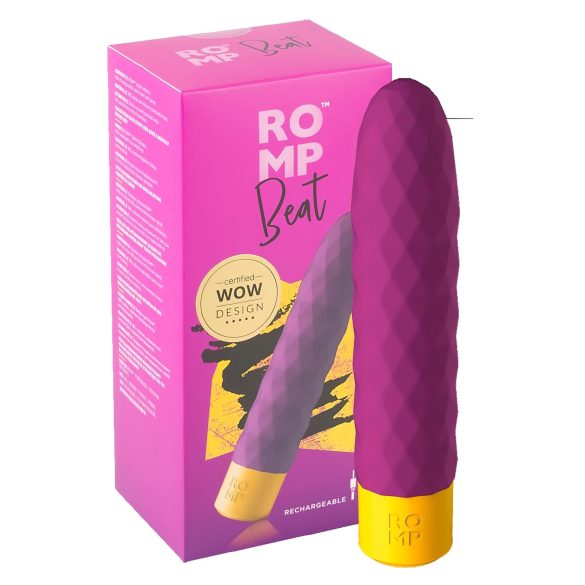 ROMP Beat - vibratore a bacchetta impermeabile (viola)