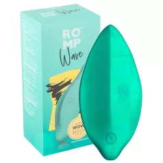   ROMP Wave - vibratore clitoride ricaricabile impermeabile verde