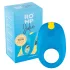 ROMP Juke - anello fallico vibrante impermeabile - silicone blu